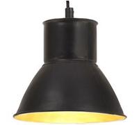 Vidaxl Lampe Suspendue 25 W Noir Rond 17 Cm E27