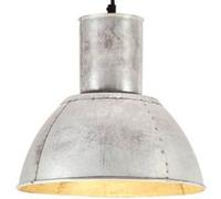Hanglamp rond 25 W E27 28,5 cm zilverkleurig320567