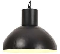 Vidaxl Lampe Suspendue 25 W Noir Rond 48 Cm E27 Noir