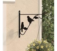 vidaXL Hangmandbeugels 4 st staal zwart319361 Noir G