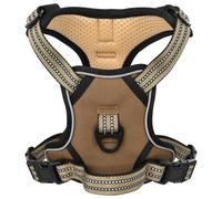 Vidaxl Harnais Pour Chien Avec Laisse Et Collier Réglables Marron M