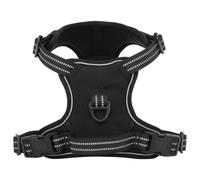 Vidaxl Harnais Pour Chien Avec Laisse Et Collier Réglables Noir Xl