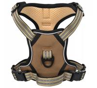 vidaXL Harnais pour Chien et Bandes réfléchissantes réglables XL, Harnais pour Animaux de Compagnie, Harnais de Marche pour Chien, Harnais Anti-Traction pour Chien