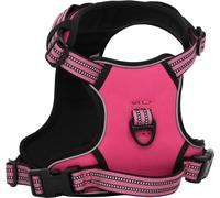 vidaXL Harnais réfléchissant réglable rose M