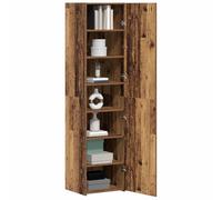 vidaXL Haut Armoire 2 pcs Bois Ancien 45 x 42,5 x 185 cm, Rangement spacieux, Meuble Haut rectangulaire Moderne, Cabinet stylé pour Une Organisation Pratique