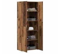 vidaXL Haut Armoire 2 pcs Bois Ancien 70 x 42,5 x 185 cm, Buffet Moderne, Armoire rectangulaire, Rangement intérieur, Grande capacité, Design Pratique, Organisateur de Salon