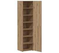 vidaXL Haut Armoire chêne Artisanal 45 x 42,5 x 185 cm, Set de chaises élégantes, Confortables, Style Rustique, déco Tendance, Assise Basse, polyvalentes