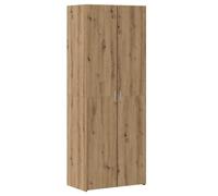vidaXL Haut Armoire 2 pcs Chêne Artisanal 70 x 42,5 x 185 cm, Buffet rectangulaire Moderne, Meuble de Rangement spacieux, étagère d'intérieur, Organisateur de Salon, pièce Fonctionnelle