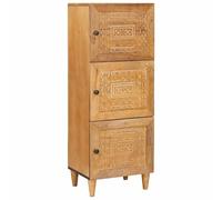 Vidaxl Haut Armoire Avec Étagère Marron Clair 40 X 33 X 110 Cm