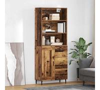 vidaXL Haut Armoire avec tiroir Bois Ancien 69,5 x 34 x 180 cm