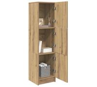 Buffet Contemporain - vidaXL - Chêne Artisan - 3 Compartiments - Beige - Bois d'Ingénierie