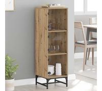 Vidaxl Haut Armoire Chêne Artisanal 35 X 37 X 117 Cm Bois D'ingénierie