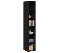 vidaXL Haut Armoire Chêne Noir 30 x 41 x 185 cm Bois d'ingénierie,