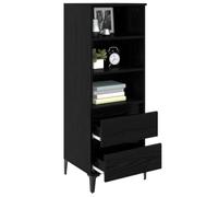 vidaXL Haut Armoire Chêne Noir 40 x 36 x 110 cm Bois d'ingénierie,