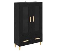 vidaXL Haut Armoire Chêne noir 70 x 31 x 115 cm Bois d'ingénierie
