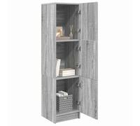 vidaXL Buffet gris Gris Sonoma Bois d'ingénierie Standard Buffet gris