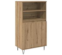 Vidaxl Haut Armoire Marron 60 X 36 X 110 Cm Bois D'ingénierie