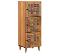 vidaXL Haut Armoire Naturel 40 x 33 x 110 cm Bois de Mangue Massif