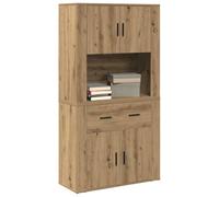 vidaXL Haut de Buffet chêne Artisanal 80 x 33 x 150 cm