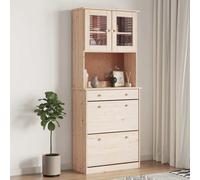 vidaXL Highboard ALTA 77x35x188 cm Pin massif