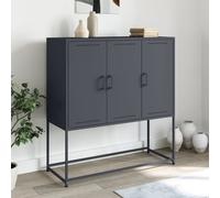 vidaXL Highboard Anthracite 100,5x39x107 cm Acier