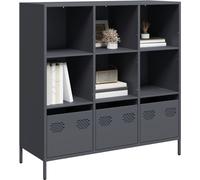 vidaXL Highboard anthracite 101,5x39x103,5 cm Acier