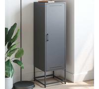 vidaXL Highboard Anthracite 36x39x123 cm Acier