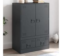 vidaXL Highboard anthracite 67x39x95 cm Acier