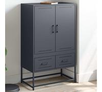 vidaXL Highboard Anthracite 68x39x111,5 cm Acier