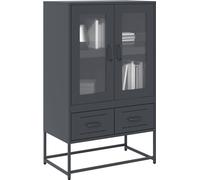 vidaXL Highboard Anthracite 68x39x111,5 cm Acier