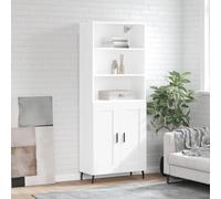 vidaXL Highboard blanc 69,5x34x180 cm Bois composite