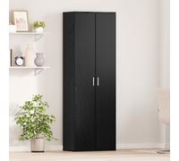 Vidaxl Highboard Chêne Noir 60x35x180 Cm Bois D'ingénierie