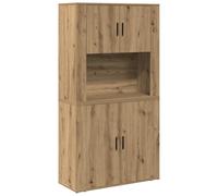 vidaXL Highboard en chêne Artisan de 80x33x150 cm en Bois d'ingénierie