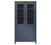 vidaXL Highboard Hill Gris 85x37x170,5 cm Pin massif