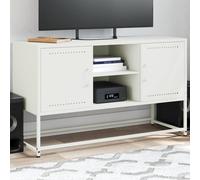 vidaXL Highboard jaune moutarde 100,5x39x107 cm acier