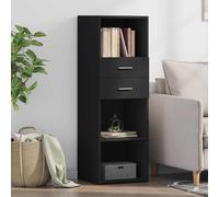 vidaXL Highboard noir 40x42,5x124 cm Bois composite