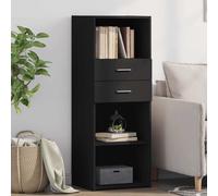 vidaXL Highboard noir 45x42,5x124 cm Bois composite