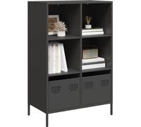 vidaXL Highboard noir 68x39x103,5 cm acier