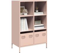 vidaXL Highboard rose 68x39x103,5 cm acier