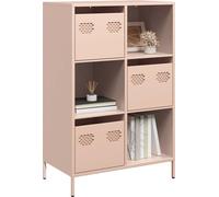 vidaXL Highboard rose 68x39x103,5 cm acier