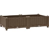 vidaXL Hochbeet 80x40x23 cm Polypropylen