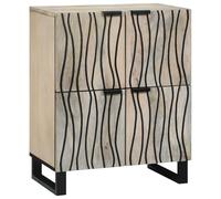 vidaXL Home Storage Meuble de salon - Buffet rectangulaire pour salle à manger - En bois de manguier - Meuble élégant, moderne et spacieux - Super décoration