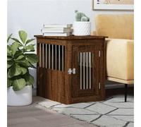 vidaXL Meuble de Cage pour Chiens chêne Marron 45x62x59 cm
