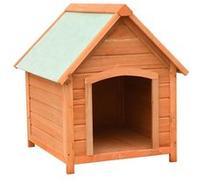 Vidaxl Niche Pour Chiens Bois De Pin Et De Sapin Massif 72x85x82 Cm