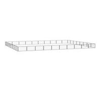 vidaXL Hondenkennel 36 panelen 100x50 cm gepoedercoat staal zwart3115974 Noir G