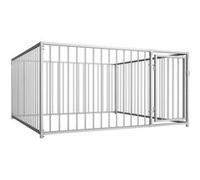 vidaXL Hondenkennel voor buiten 200x200x100 cm144489 Argent G