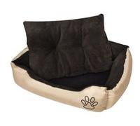 Lit Chaud pour Chien avec Coussin Rembourré M Couchage Corbeille vidaXL