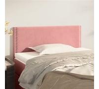 vidaXL Hoofdbord 100x5x78/88 cm fluweel roze345923 Rose G