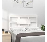 Vidaxl Tête De Lit Blanc 105,5x4x100 Cm Bois Massif De Pin Multicolore
