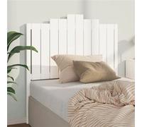 Vidaxl Tête De Lit Blanc 106x4x110 Cm Bois Massif De Pin Blanc
